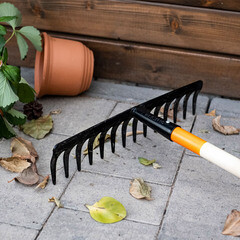 Грабли Plantic Terra металлические 14 зубьев 1500 мм - фото 3