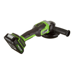 Шлифмашина угловая аккумуляторная Greenworks GD24AG 24 В 2Ач Li-Ion d125 мм 1 АКБ и ЗУ (3200207UA) - фото 3