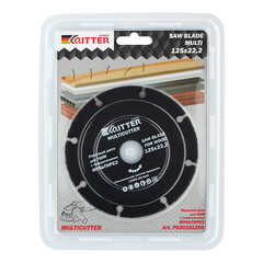 Диск пильный универсальный для УШМ Ritter 125х22,2х1,2 мм 8 зубьев (PS30101250) - фото 2