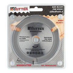 Диск пильный универсальный для УШМ Ritter 125х22,2х2 мм 3 зуба (PS30101253) - фото 3