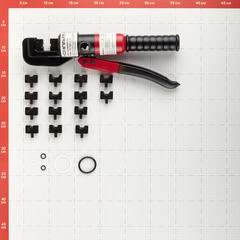 Пресс гидравлический ручной Онлайт для опрессовки наконечников (90241) - фото 3