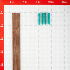 Порог алюминиевый одноуровневый стык 30х900 мм дуб мокко - фото 3