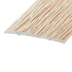 Порог алюминиевый одноуровневый стык 35х1800 мм дуб небраска самоклеящийся - фото 4