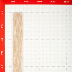 Порог алюминиевый одноуровневый стык 35х1800 мм дуб небраска самоклеящийся - фото 3