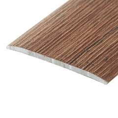 Порог алюминиевый одноуровневый стык 35х1800 мм дуб мокко самоклеящийся - фото 5