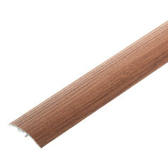 Изображение товара Порог алюминиевый разноуровневый кант 41х1800 мм орех перепад до 12 мм