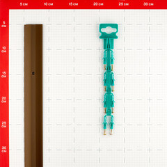 Порог алюминиевый одноуровневый стык 37х1800 мм бронза - фото 3