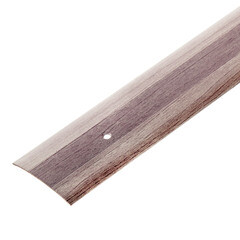 Порог алюминиевый одноуровневый стык 60х1800 мм дуб серый - фото 1