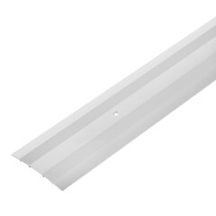 Порог алюминиевый одноуровневый стык 80х900 мм серебро - фото 1