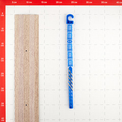 Порог алюминиевый одноуровневый стык 80х900 мм дуб беленый - фото 4