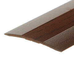 Порог алюминиевый одноуровневый стык 40х1800 мм дуб темный - фото 4