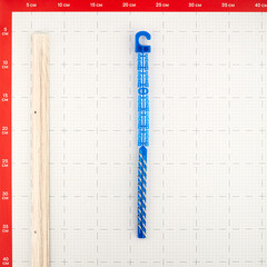 Порог алюминиевый угловой наружный 19х19х900 мм липа - фото 2