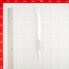 Порог алюминиевый угловой внутренний 19х19х900 мм дуб серый - фото 2