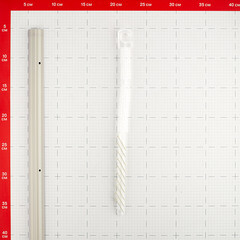 Порог алюминиевый угловой внутренний 19х19х1800 мм дуб серый - фото 2