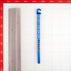 Порог алюминиевый угловой наружный 60х40х900 мм дуб серый - фото 2
