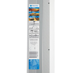 Порог алюминиевый угловой наружный 60х40х900 мм серебро - фото 3