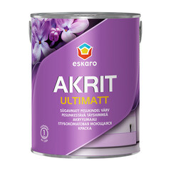 Изображение товара Краска моющаяся Eskaro Akrit Ultimatt база А белая 2,7 л
