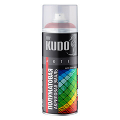 Эмаль аэрозольная Kudo Satin коричнево-шоколадная полуматовая RAL 8017 520 мл - фото 3