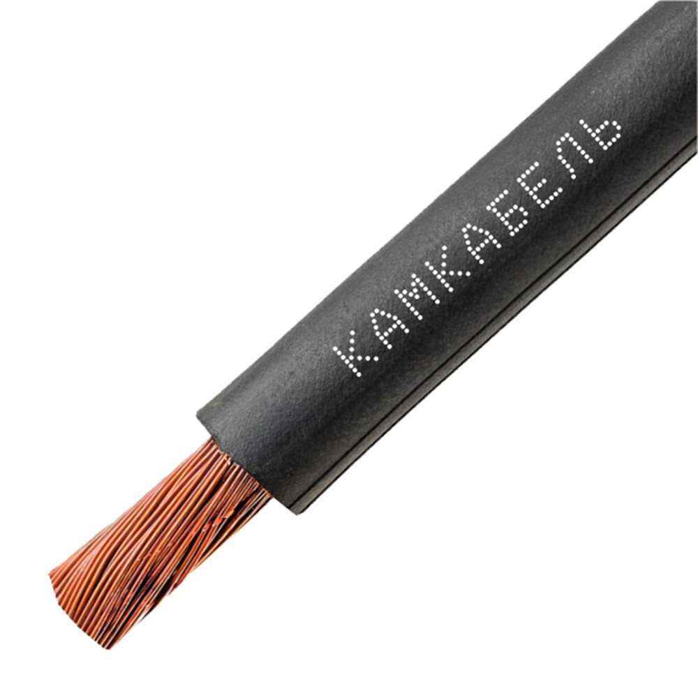 Изображение товара Кабель Камкабель КГ 1х16 220 В 100 м — силовой резиновый кабель для промышленной эксплуатации