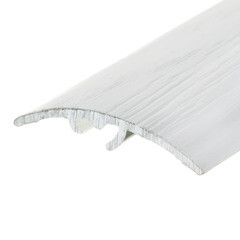 Порог алюминиевый разноуровневый кант 41х900 мм дуб кантри белый перепад до 12 мм - фото 4