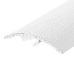 Порог алюминиевый разноуровневый кант 41х1800 мм дуб кантри белый перепад до 12 мм - фото 2