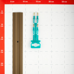 Порог алюминиевый разноуровневый кант 40х900 мм бронза перепад 10 мм - фото 4