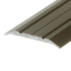 Порог алюминиевый одноуровневый стык 25х1800 мм бронза - фото 5