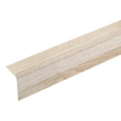 Изображение товара Порог алюминиевый угловой наружный 60х40х900 мм дуб беленый