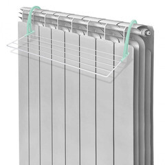 Сушилка для белья на радиатор Ника 3 м 650х235х180 мм белая - фото 4