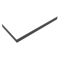 Экран для поддона Good Door Stella ABS-акрил 120х80х10 см прямоугольник черный (ЭЛ00173/ЭЛ00398)
