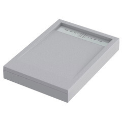 Поддон Good Door Stella литьевой мрамор 140х90х3 см прямоугольник графит низкий (ЛП00140) - фото 3