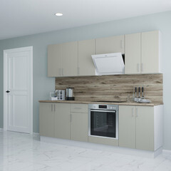 Кухонный модуль напольный 40х84х53,6 см Твэгги ваниль 1 полка/1 ящик - фото 4