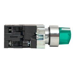 Переключатель EKF PROxima BD33 220 В 1NO+1NC IP40 3P с фиксацией с подсветкой зеленый (xb2-bk33-g-230) - фото 4