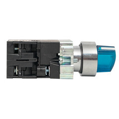 Переключатель EKF PROxima BD33 220 В 1NO+1NC IP40 3P с фиксацией с подсветкой синий (xb2-bk33-b-230) - фото 3