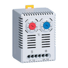 Термостат на DIN-рейку EKF PROxima 230 В 1NO+1NC IP20 10 А охлаждение/ обогрев (T2C10M)