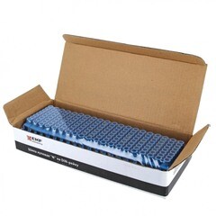 Шина нулевая в нейлоновом корпусе на DIN-рейку EKF PROxima 6х9 мм 10 отверстий синяя (20 шт.) (sn0-63-10-dn) - фото 2