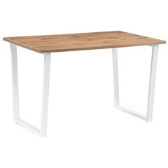 Изображение товара Стол кухонный прямоугольный 1,4х0,8 м дуб вотан/белый Лота Лофт (489651)