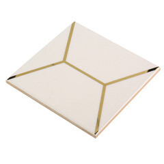 Плитка декор Kerama Marazzi Витраж белая 150х150х7 мм - фото 3