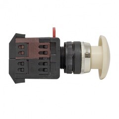 Кнопка грибок EKF PROxima AEA-22 230 В 1NO+1NC IP40 без фиксации без подсветки белая (pbn-aea-w) - фото 6