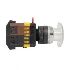 Кнопка грибок EKF PROxima AELA-22 230 В 1NO+1NC IP40 без фиксации с подсветкой белая (pbn-aela-1w-220) - фото 3