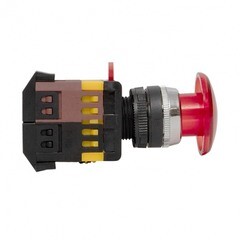 Кнопка грибок EKF PROxima AELA-22 230 В 1NO+1NC IP40 без фиксации с подсветкой красная (pbn-aela-1r-220) - фото 7