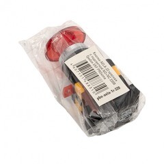 Кнопка грибок EKF PROxima AELA-22 230 В 1NO+1NC IP40 без фиксации с подсветкой красная (pbn-aela-1r-220) - фото 5