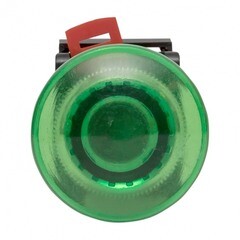 Кнопка грибок EKF PROxima AELA-22 400 В 1NO+1NC IP40 без фиксации с подсветкой зеленая (pbn-aela-1g-380) - фото 7