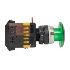 Кнопка грибок EKF PROxima AELA-22 400 В 1NO+1NC IP40 без фиксации с подсветкой зеленая (pbn-aela-1g-380) - фото 6