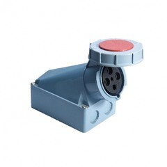 Изображение товара Розетка силовая настенная EKF PROxima с заземлением 3Р+РЕ 63 А 380 В IP67 (ps-1342-63-380)