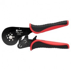 Изображение товара Пресс-клещи EKF Expert для обжима втулочных наконечников 0,25-16 кв.мм (pkvy-16-6-exp)