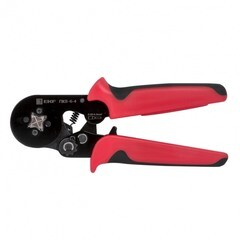 Изображение товара Пресс-клещи EKF Expert для обжима втулочных наконечников 0,25-6 кв.мм (pkv-6-4-exp)