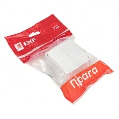 Выключатель EKF Прага двухклавишный накладной белый (EKV10-023-10-44) - фото 4