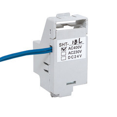 Расцепитель независимый SHT для TR AC400V слева EKF Averes 50 кА 400 В на DIN-рейку (mccb-1L-SHT-TR-ac400-av) - фото 1