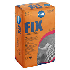 Клей для плитки/ керамогранита Kesto Fix серый класс C1 TE 25 кг